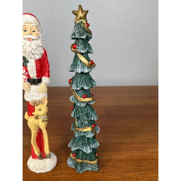 Vintage Pencil Style 12" Windsor Santa & HGMC Concepts Christmas Tree - Picture 3 of 6